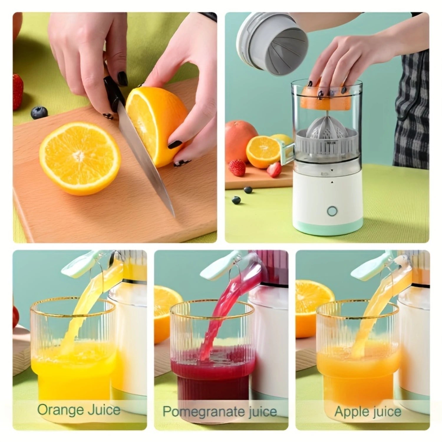 automatic fruit and veg Juicer Separator Portable 