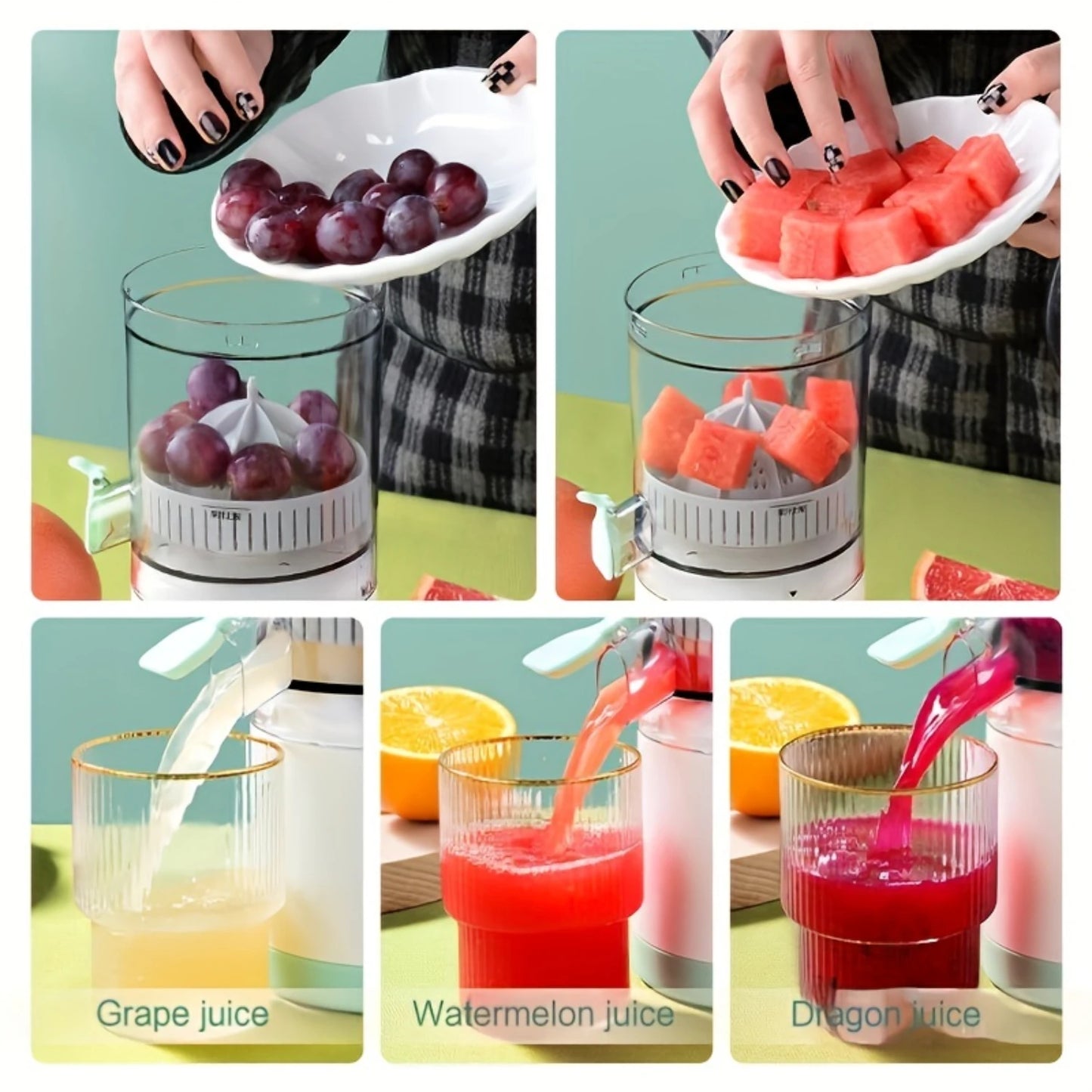 automatic fruit and veg Juicer Separator Portable 